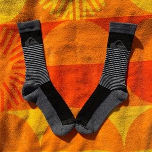 Black / Gray Quiksilver High-socks